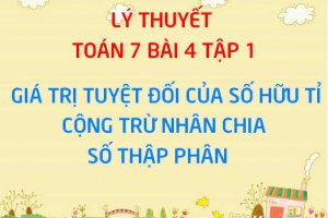 Giá trị tuyệt đối của số hữu tỉ là gì, Cách cộng trừ nhân chia số thập phân - Toán 7 bài 4 tập 1